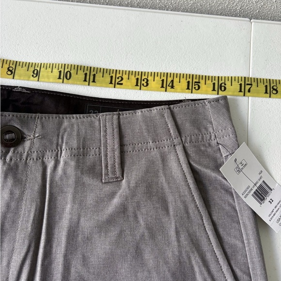 Volcom Kerosene Hybrid Shorts Size 32 Men Gray Pockets Surf Beach Cruise Stretch - Picture 15 of 16